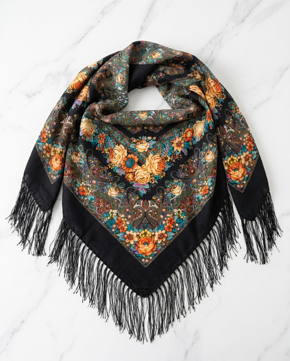 Poncho Châle Femme Ethnique à Franges – Cape Bohème Ample Mi-Saison