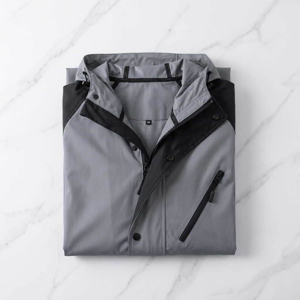 Poncho Imperméable Moto à Capuche – Coupe-Vent Bandes Réfléchissantes