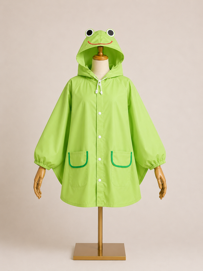 Poncho de Pluie Enfant à Motifs Animaux – Imperméable Léger Garçon & Fille