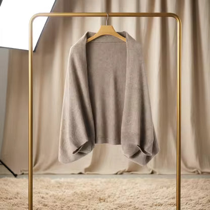 100% laine femmes tricoté châle écharpe doux chaud tricots Cardigan cape enveloppes épaule cou protéger Pashmina foulards double usage