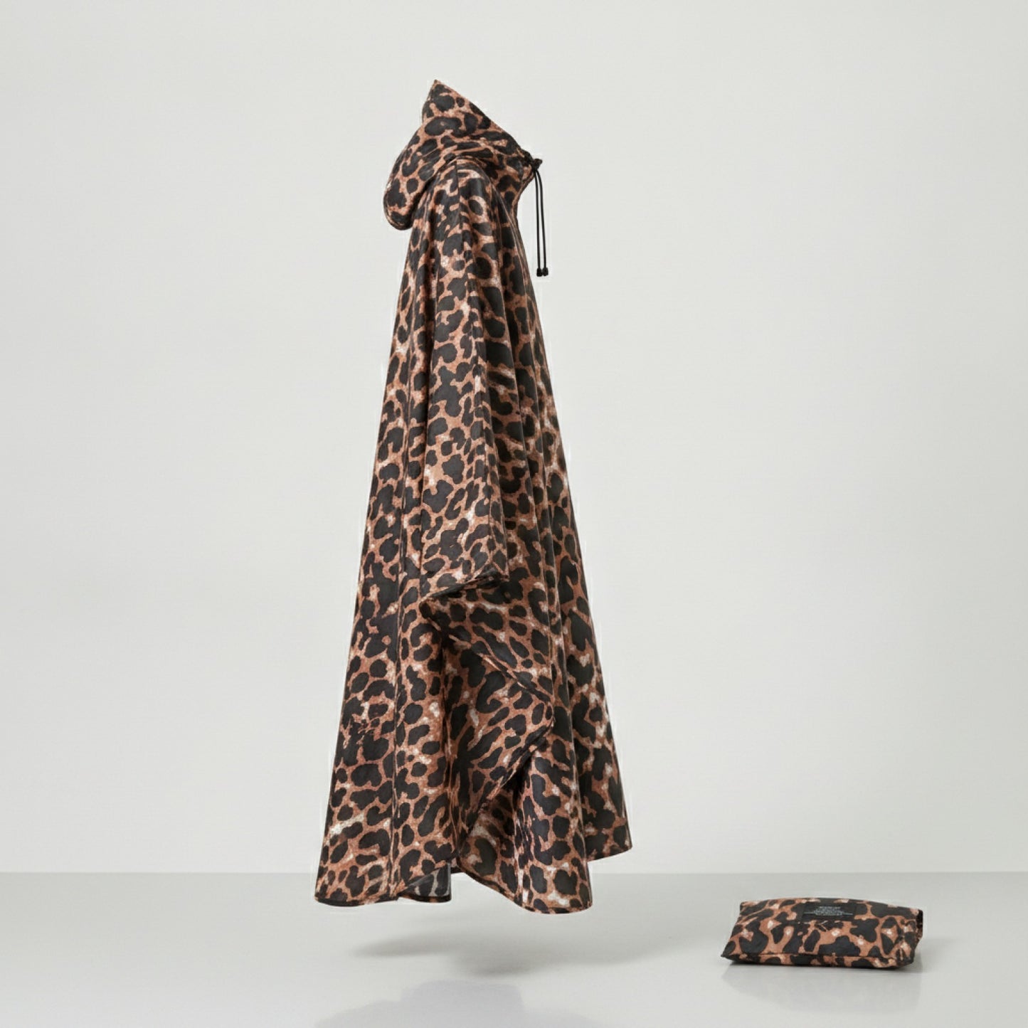 Mode grande taille femmes léopard imperméable léger manteau de pluie Poncho dames imperméable cape imperméables adultes coupe-vent vêtements de pluie