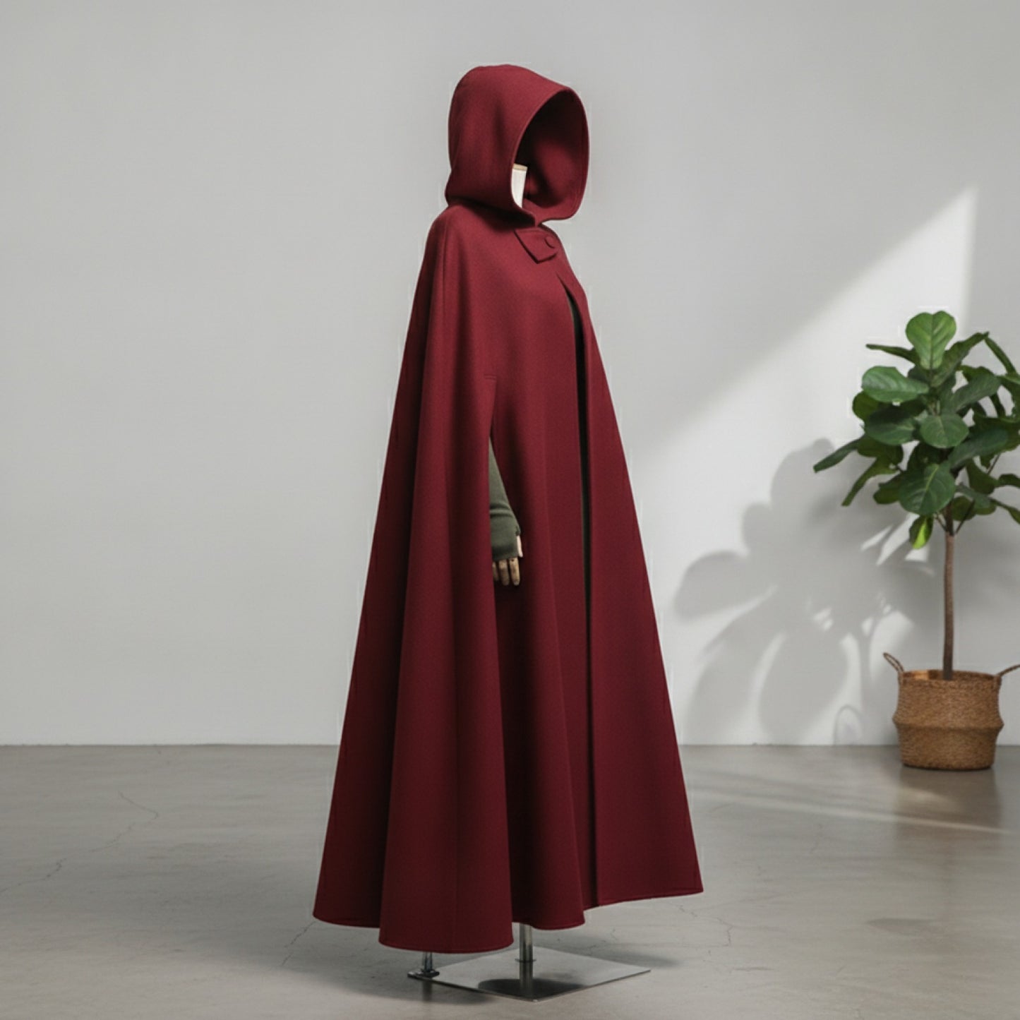 ZANZEA – manteau à capuche en laine mélangée pour femme, manteau à capuche, Poncho chaud, vestes de Cosplay, coupe-vent, automne