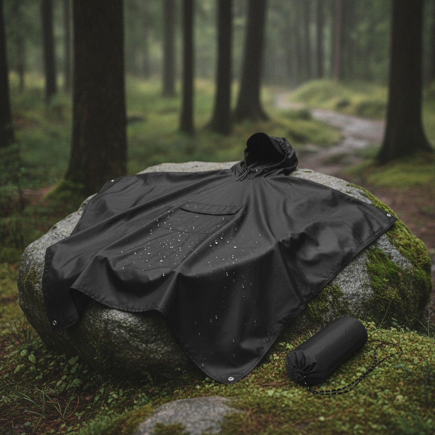 Manteau imperméable d'extérieur 3 en 1, manches à capuche, Poncho de pluie imperméable pour moto, Camping, randonnée, voyage, vêtements de pluie