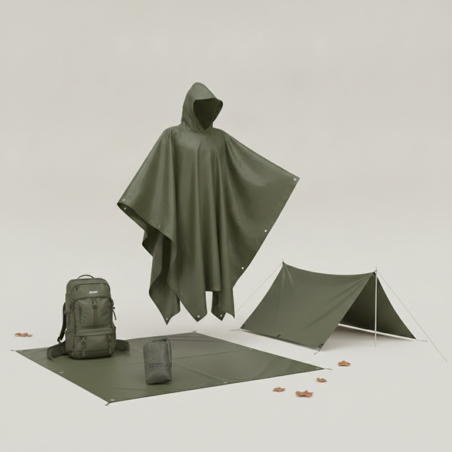 Manteau imperméable 3 en 1 pour l'extérieur, manches à capuche, Poncho de pluie imperméable pour moto, Camping, randonnée, voyage, vêtements de pluie portables, tente