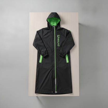 Combinaison de pluie ultralégère et résistante unisexe, poncho long à capuche, imperméable une pièce avec pantalon pour la moto et le vélo