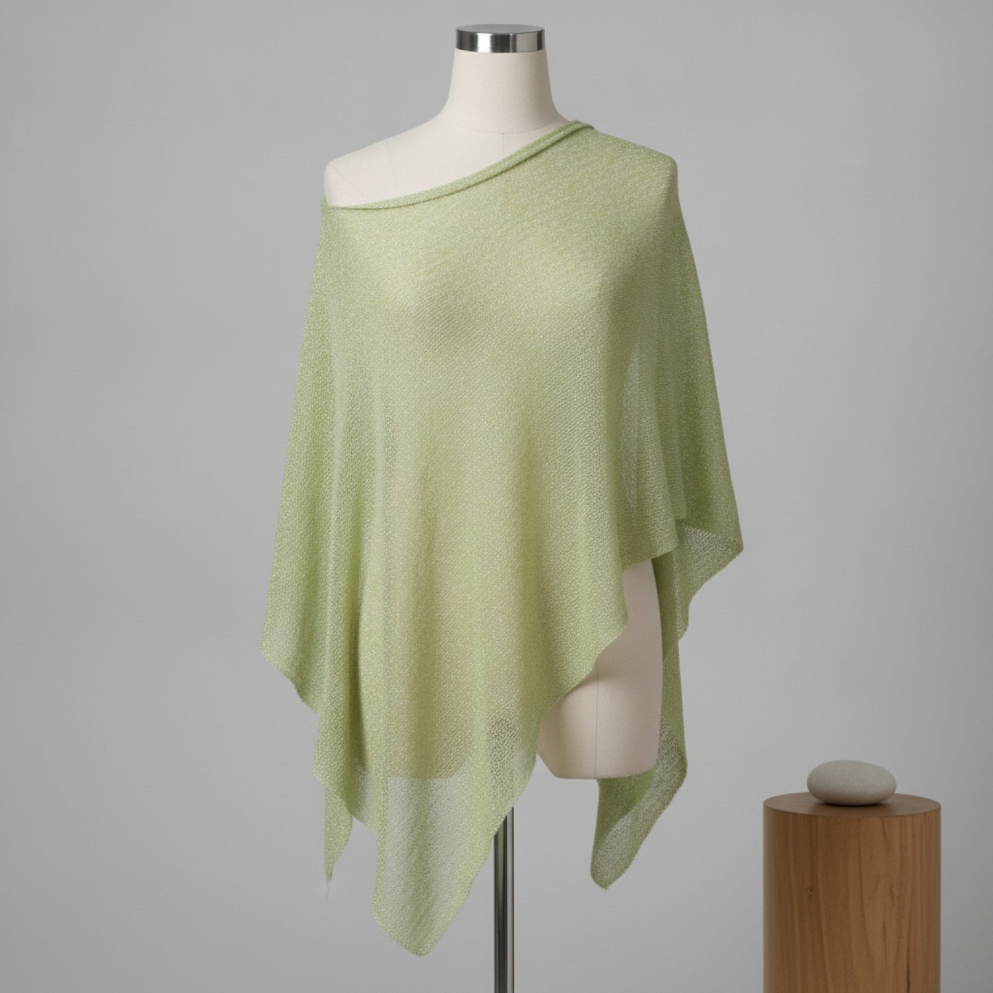 Haut poncho transparent pour femme, châle léger en maille unie pour l'été, blouse à épaules dénudées, couvre-haut polyvalent