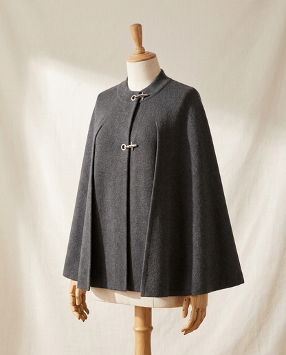Poncho Boléro Femme Tricoté à Manches Courtes – Cape Chaude Mi-Saison