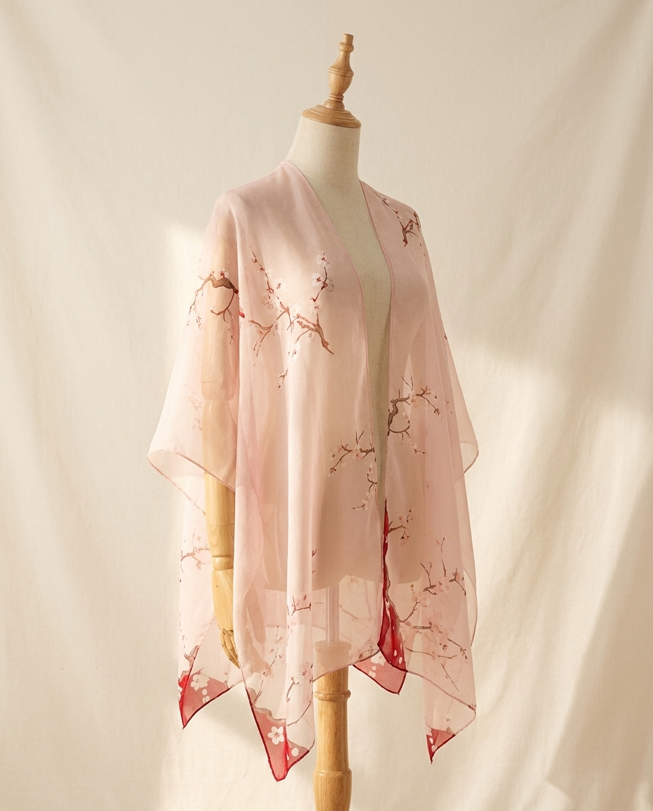 Poncho Femme Été Anti-UV Pare-Soleil – Cape Légère Plage & Jardin