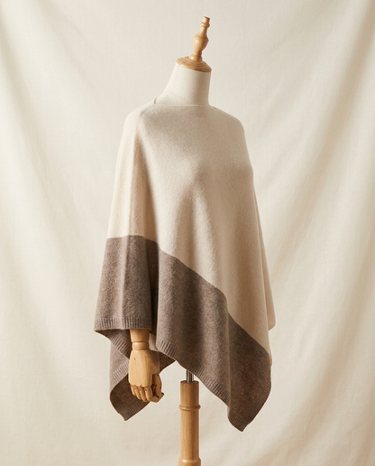 Poncho Cape Femme en Laine Mérinos – Douce, Chaude et Respirante