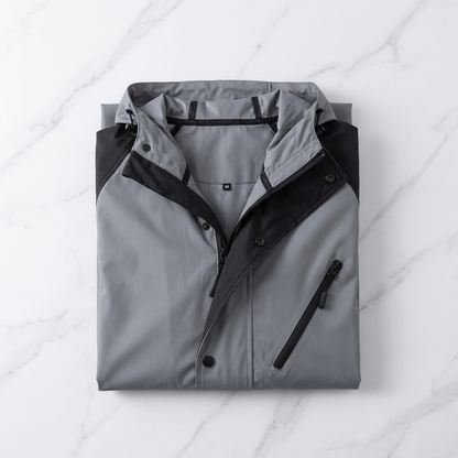 Poncho Imperméable Moto à Capuche – Coupe-Vent Bandes Réfléchissantes