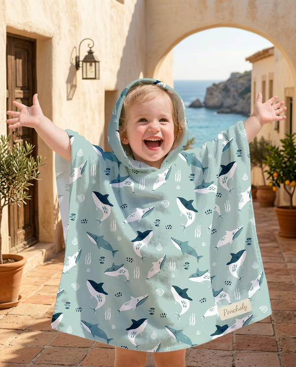 Poncho Serviette Plage Bébé - Poncholy