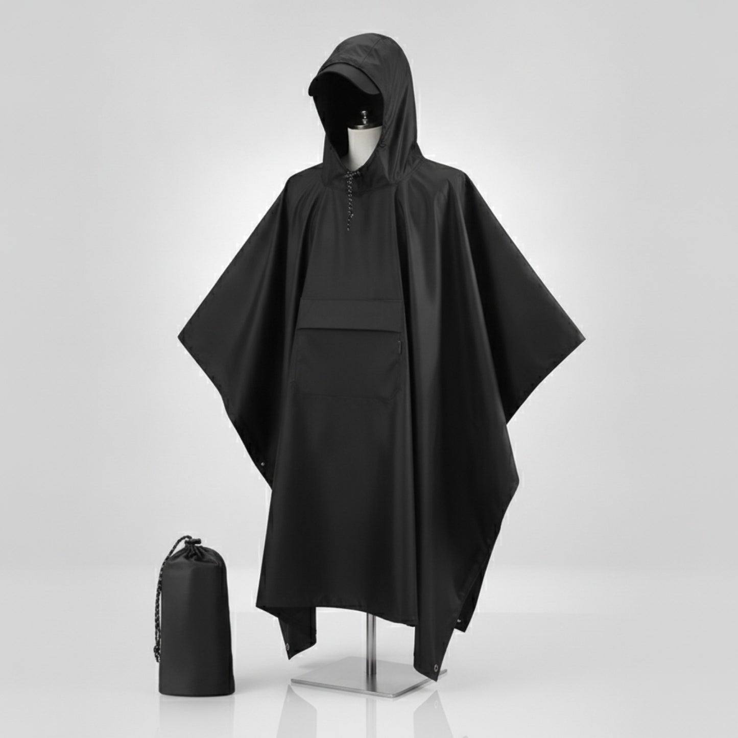 Manteau imperméable d'extérieur 3 en 1, manches à capuche, Poncho de pluie imperméable pour moto, Camping, randonnée, voyage, vêtements de pluie