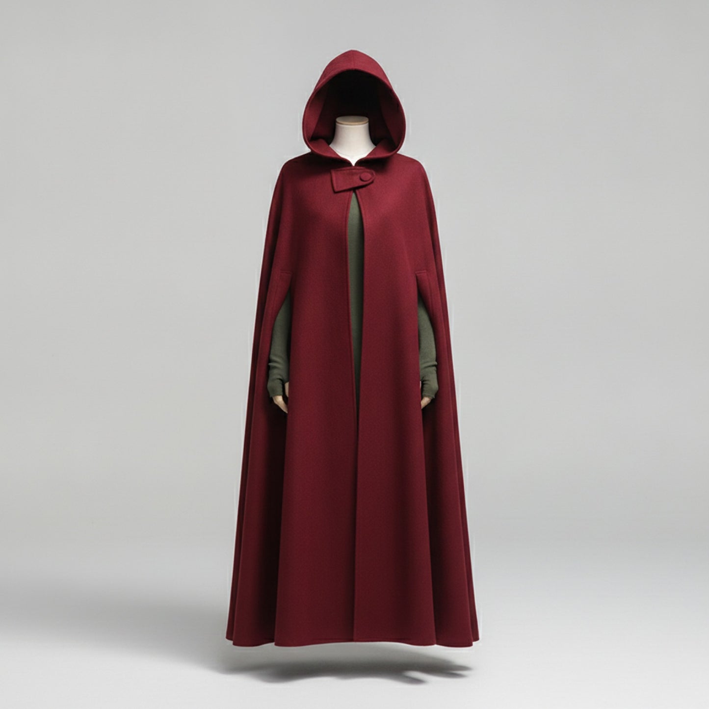 ZANZEA – manteau à capuche en laine mélangée pour femme, manteau à capuche, Poncho chaud, vestes de Cosplay, coupe-vent, automne